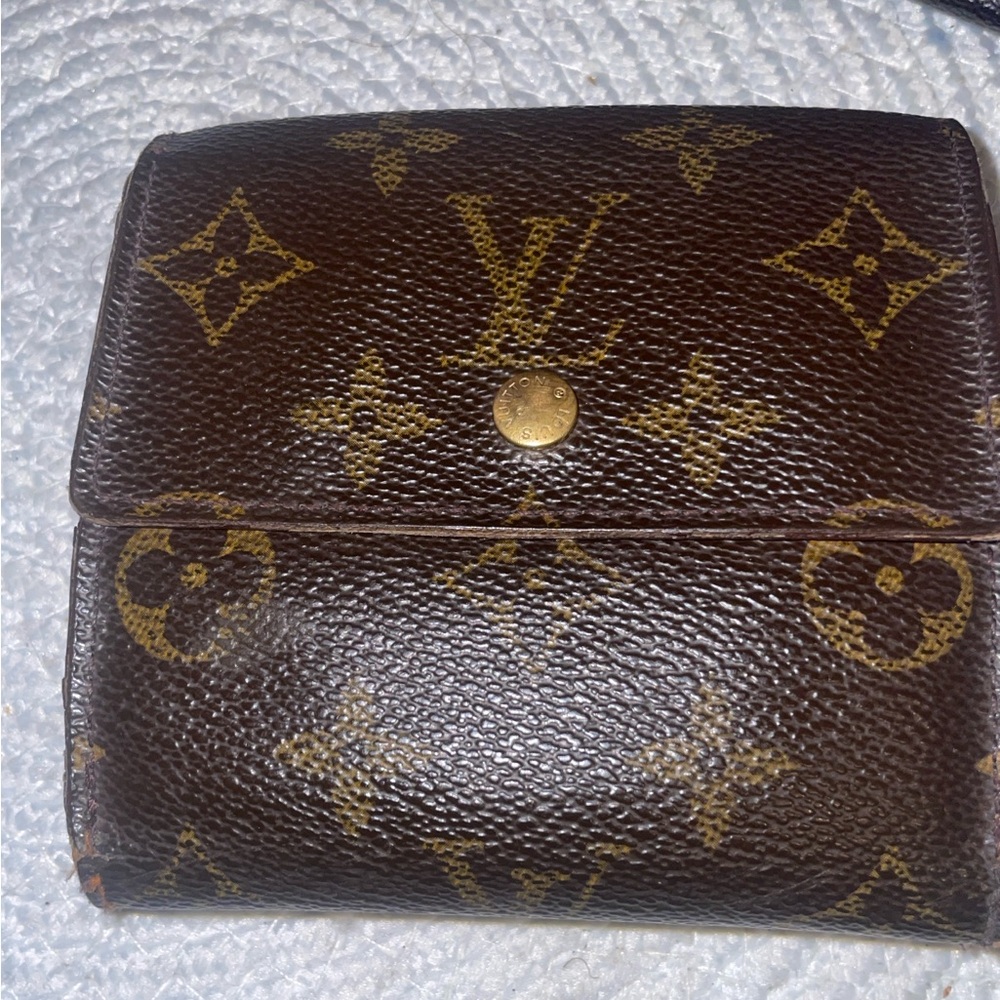 Louis Vuitton Brown and Gold Monogram Wallet